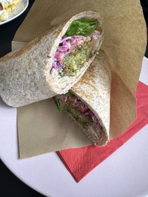 Falafel wrap  at Tavci Kuhna in Lesce