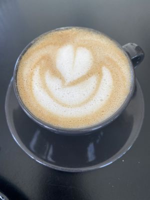 Cappuccino with oat milk   at Tavci Kuhna in Lesce