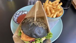 Chickenburger  at Tavci Kuhna in Lesce