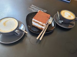 Tiramisu at Tavci Kuhna in Lesce