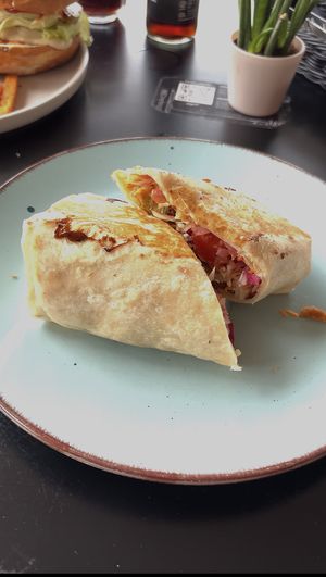 Yo Soy Chickn wrap  at Tavci Kuhna in Lesce