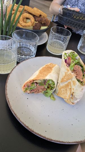 Amaze burger wrap at Tavci Kuhna in Lesce