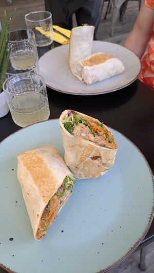 Mr bean burger wrap at Tavci Kuhna in Lesce