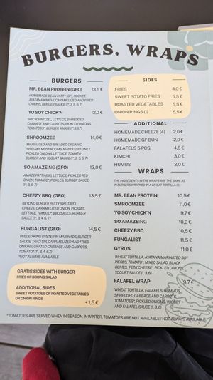 Menu at Tavci Kuhna in Lesce