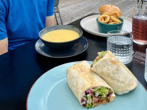 gyros wrap  at Tavci Kuhna in Lesce