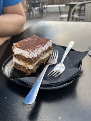 vegan tiramisu   at Tavci Kuhna in Lesce