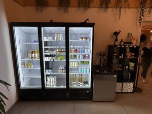 Small shop within the restaurant   at Tavci Kuhna in Lesce