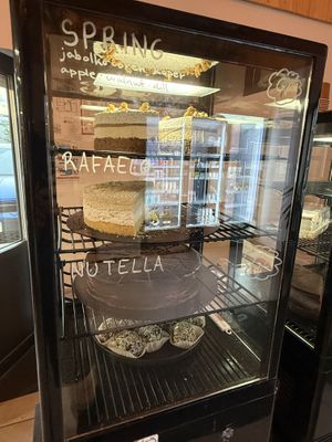 Almost sold out desserts   at Tavci Kuhna in Lesce