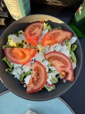 Fresh salad  at Tavci Kuhna in Lesce