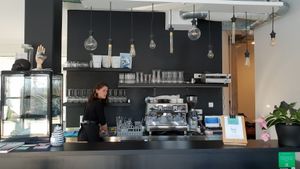 Bar at Tavci Kuhna in Lesce