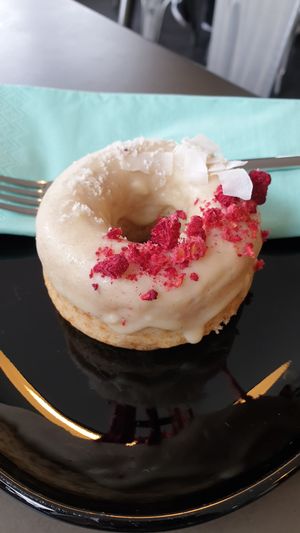 the donuts!! at Tavci Kuhna in Lesce