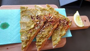 avocado toast at Tavci Kuhna in Lesce