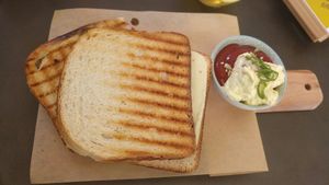 Cheese sendwich at Tavci Kuhna in Lesce