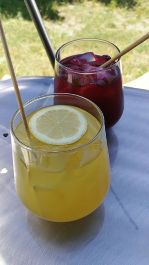 Homemade Iced tea at Tavci Kuhna in Lesce