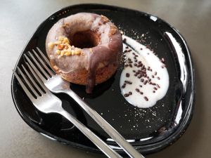 Coco-cinnamon cake at Tavci Kuhna in Lesce