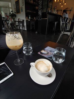 Vegan Coffee at Tavci Kuhna in Lesce