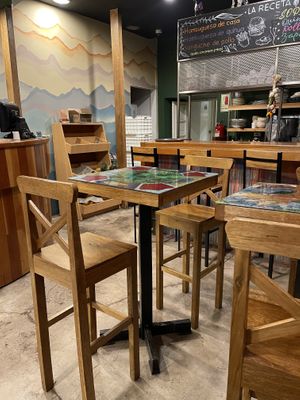 Inside  at La Receta in Puno