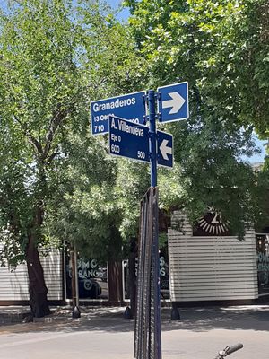 On the corner at ElPerro de Lombardo in Mendoza