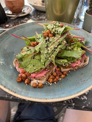 Vegans don’t bite Teller   at Cafe Drechsler in Vienna