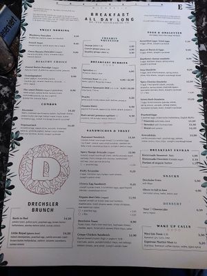 New seasonal menu at Cafe Drechsler in Vienna
