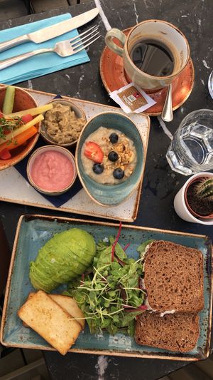 All vegan! at Cafe Drechsler in Vienna