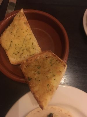 Vegan garlic bread at Salsa Mexican Bistro in Penrith