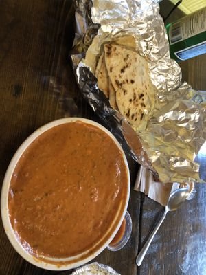 Good naan   at The Pizza Castle and Indian Curry in Vancouver