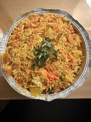 Veg Biryani   at The Pizza Castle and Indian Curry in Vancouver