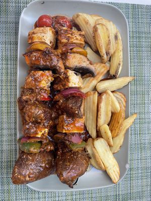 Vegan kebab   at True Food in Faro