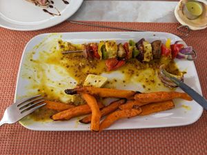 Vegan kebab, after eating one kebab at True Food in Faro