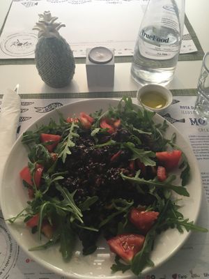 Black rice salad at True Food in Faro