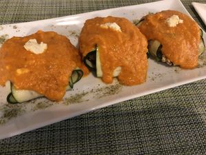 Vegan ravioli  at True Food in Faro