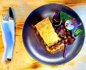 Lasagne at Supplant Foods  in North London