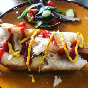 Hotdog  at Supplant Foods  in North London