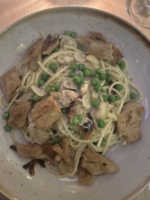 vegan kentucky pasta  at Spaghetti Factory in Zurich