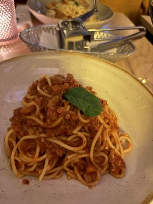 Bolognaise- it was great!  at Spaghetti Factory in Zurich