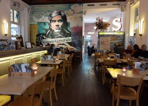 Interior in medieval house at Spaghetti Factory in Zurich