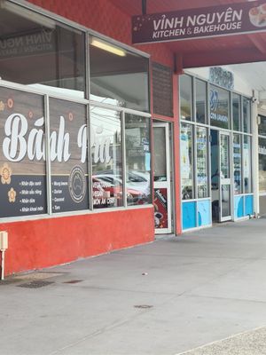 From the outside at Vinh Nguyen Bakehouse in Albion