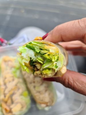 Rice paper rolls at Vinh Nguyen Bakehouse in Albion