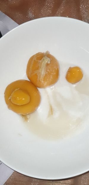 Sweets : Pumpkin and Ming beans with ginger in a sweet syrup at Vinh Nguyen Bakehouse in Albion