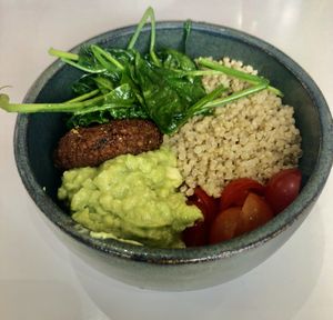 Breakfast bowl (dairy free)  at Circle - Health Care City in Dubai