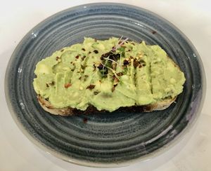 Avocado toast  at Circle - Health Care City in Dubai