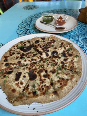 Aloo paratha  at Mandala Cafe in Agonda