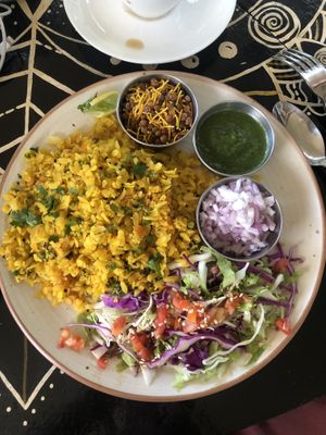Poha  at Mandala Cafe in Agonda