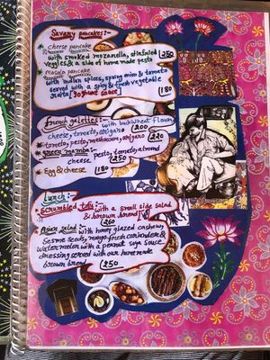 Brunch and lunch  at Mandala Cafe in Agonda