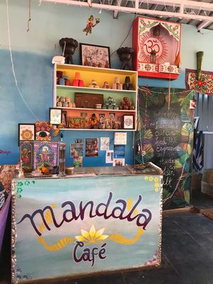 :) at Mandala Cafe in Agonda