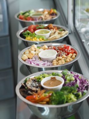 Salad bar in San Jose at MIXT in San Jose