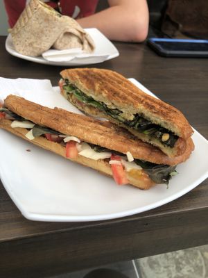 "Mozzarella" panini at MIXT in San Jose