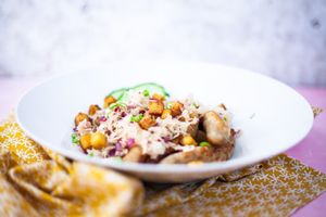 Vegan Schupfnudeln, at MoaAlm Mountain Retreat.  at MoaAlm Mountain Retreat in Kals Am Grossglockner