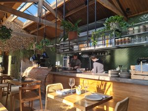 Open kitchen. at Fava Tonka in Matosinhos